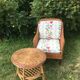 Rattan armchair