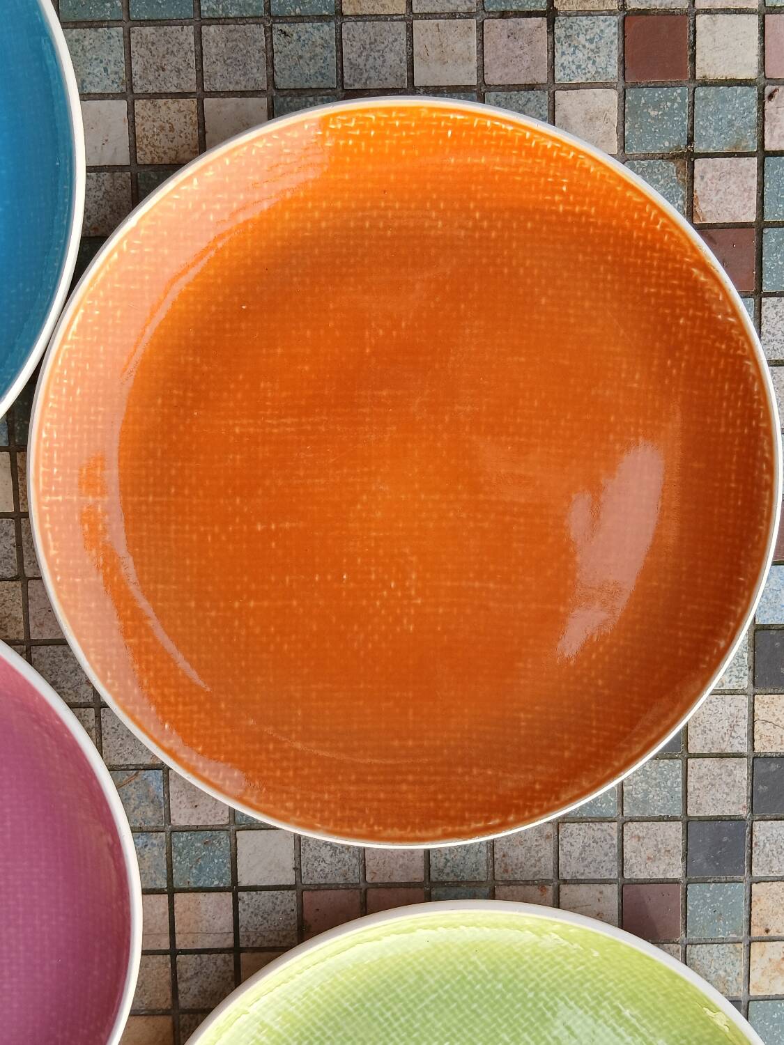 Deauville plates by Salins