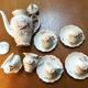 White porcelain coffee service Seltmann Weiden Bavaria paradise bird