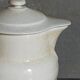 Covered pitcher in porcelain fire of Grigny XIXth stamped P.Precious