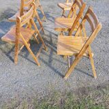 Set of 6 folding chairs