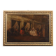 Ancient painting "The parlour of the nuns of San Zaccaria" 1800s