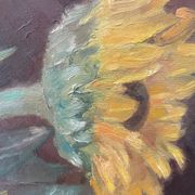 Tableau nature morte aux tournesols XXe