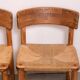 Chaises en pin et en corde de Ranier Daumiller