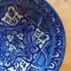 Large Moroccan dish or terracotta bowl, 42 cm diameter