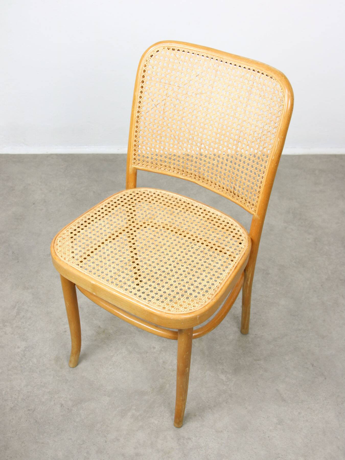 Paire de chaises vintage n°811 en bois courbé