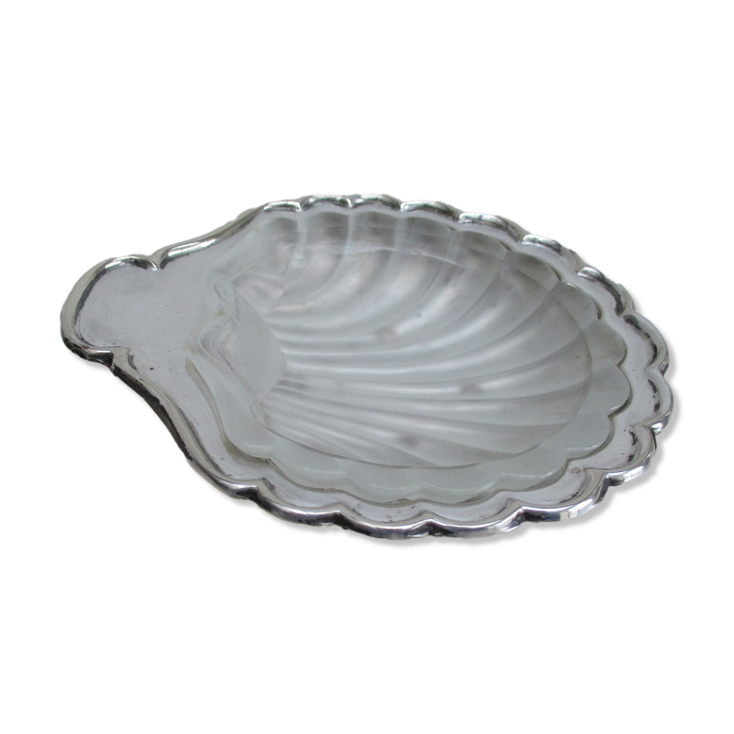 Butter shell silver metal epns sheffield