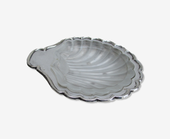 Beurrier coquille métal argenté epns sheffield