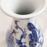 Vase porcelain from china "la dolce vita bluescrollcollection by ja designs"