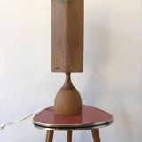LAMPE DE TABLE EN BOIS, Leif Wikner, Persåsen.
