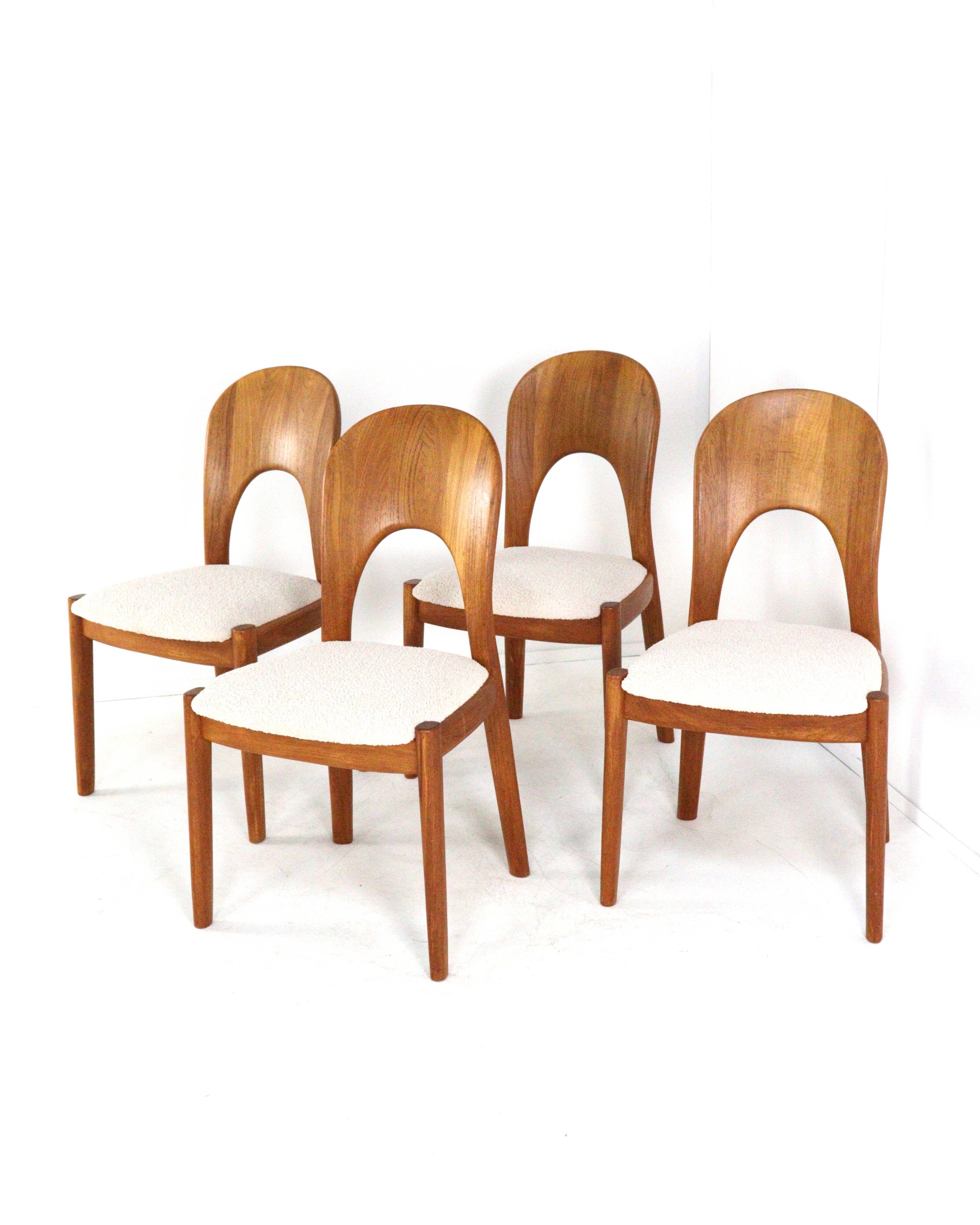 Set of 4 Koefoed Morten chairs 'Vinderup' - danish design teak