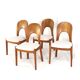Set of 4 Koefoed Morten chairs 'Vinderup' - danish design teak