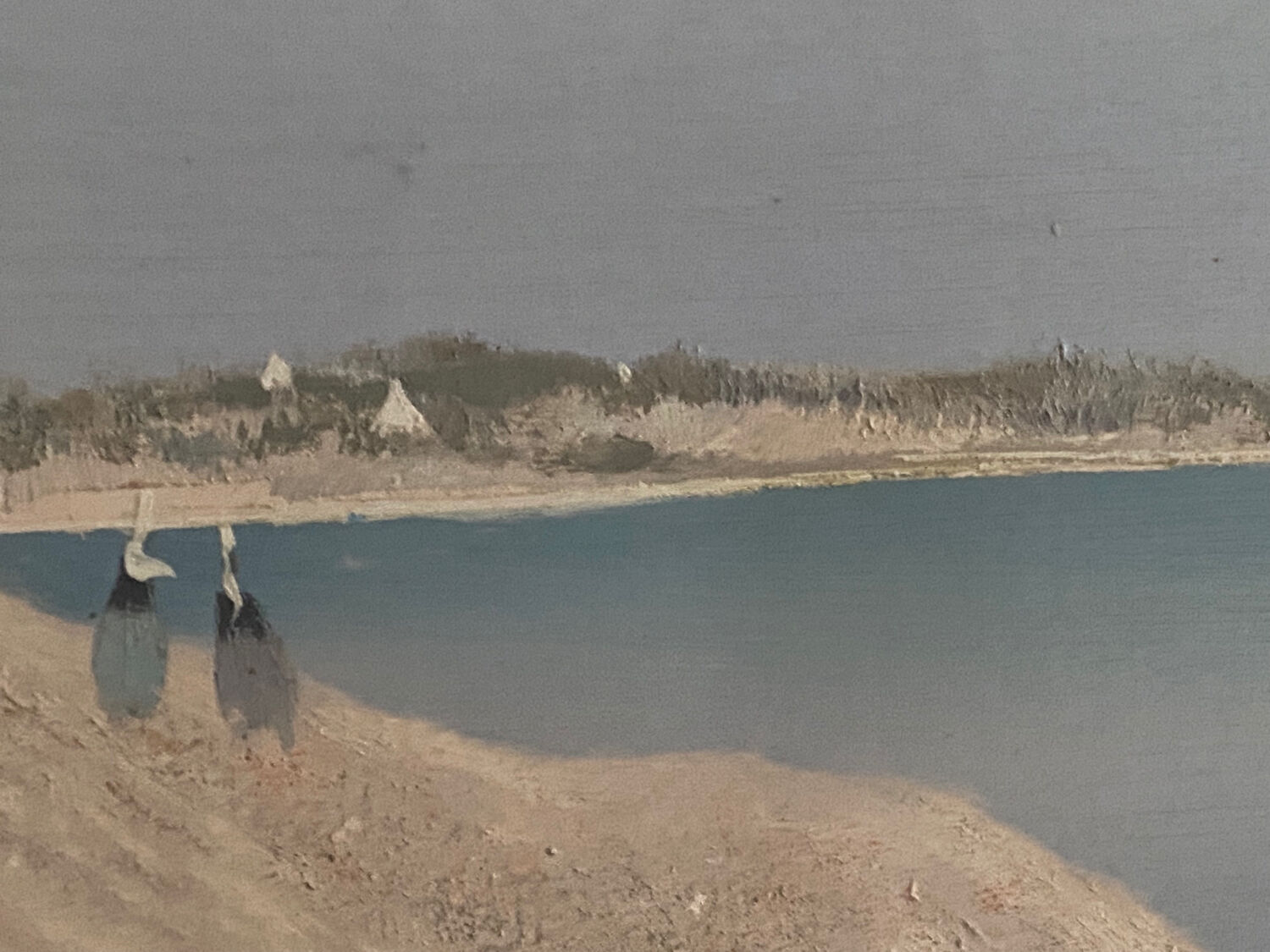 Oil on canvas Breton beach