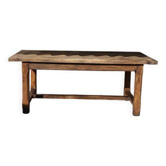 Table de ferme en bois 190cm