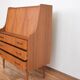 Mid-Century Danish Teak Secretary by Gunnar Nielsen for Tibergaard, 1960s.