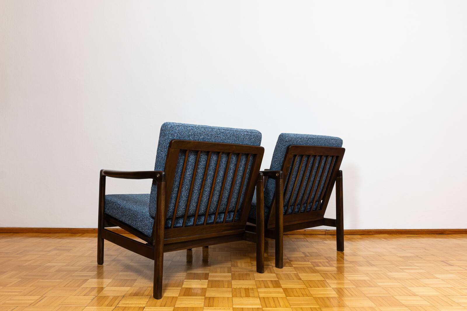 Pair of mid century armchairs "b7522 " by Zenon Bączyk,  Poland, 1960's