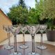 5 Saint Louis crystal glasses, Bristol model, h 15.5 cm