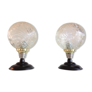 Paire de lampes de chevet