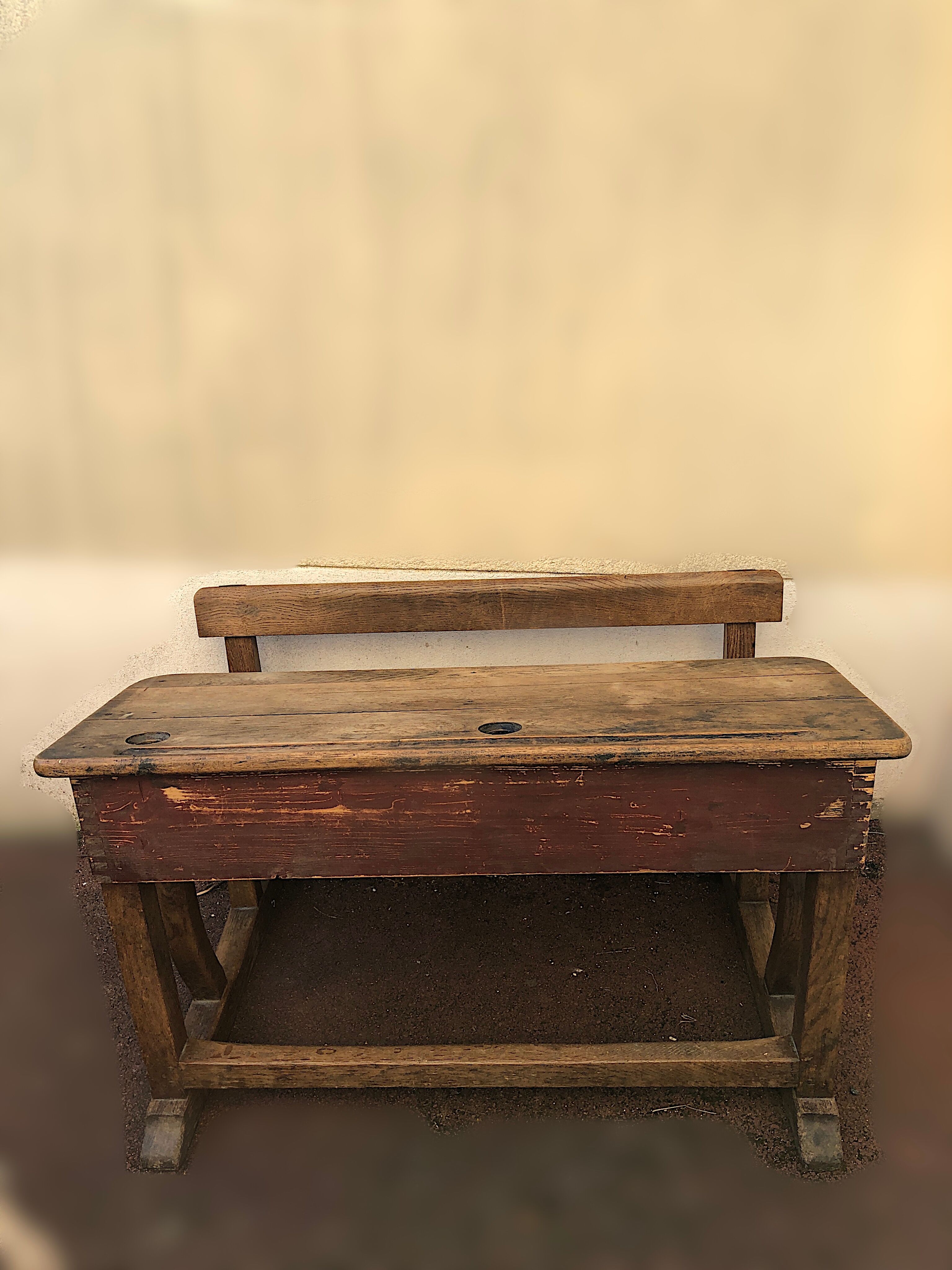 Old school desk