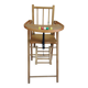 Wooden high chair
