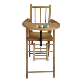 Chaise haute bois