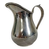 Silver metal milk jug
