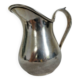 Silver metal milk jug
