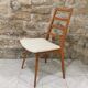 Scandinavian chair reupholstered loop