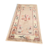 Tapis chinois vintage beige rosé 118 x 60cm