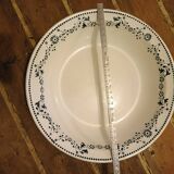 Plat et saladier terre de fer