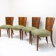 Art Deco dining chairs H-214 by Jindrich Halabala for ÚP Závody, 1950´s