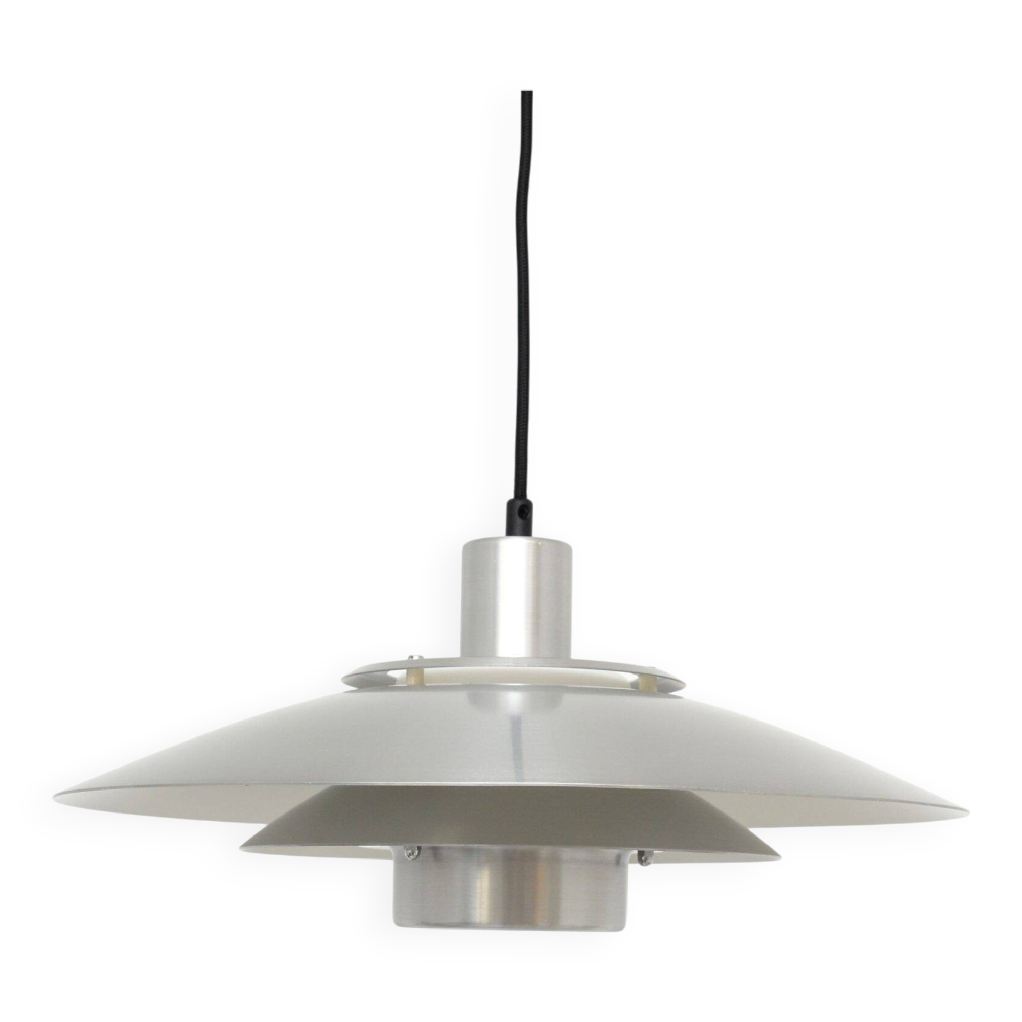 Silver Jeka lamp, Denmark 1970s