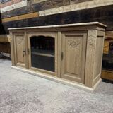 Solid oak TV cabinet