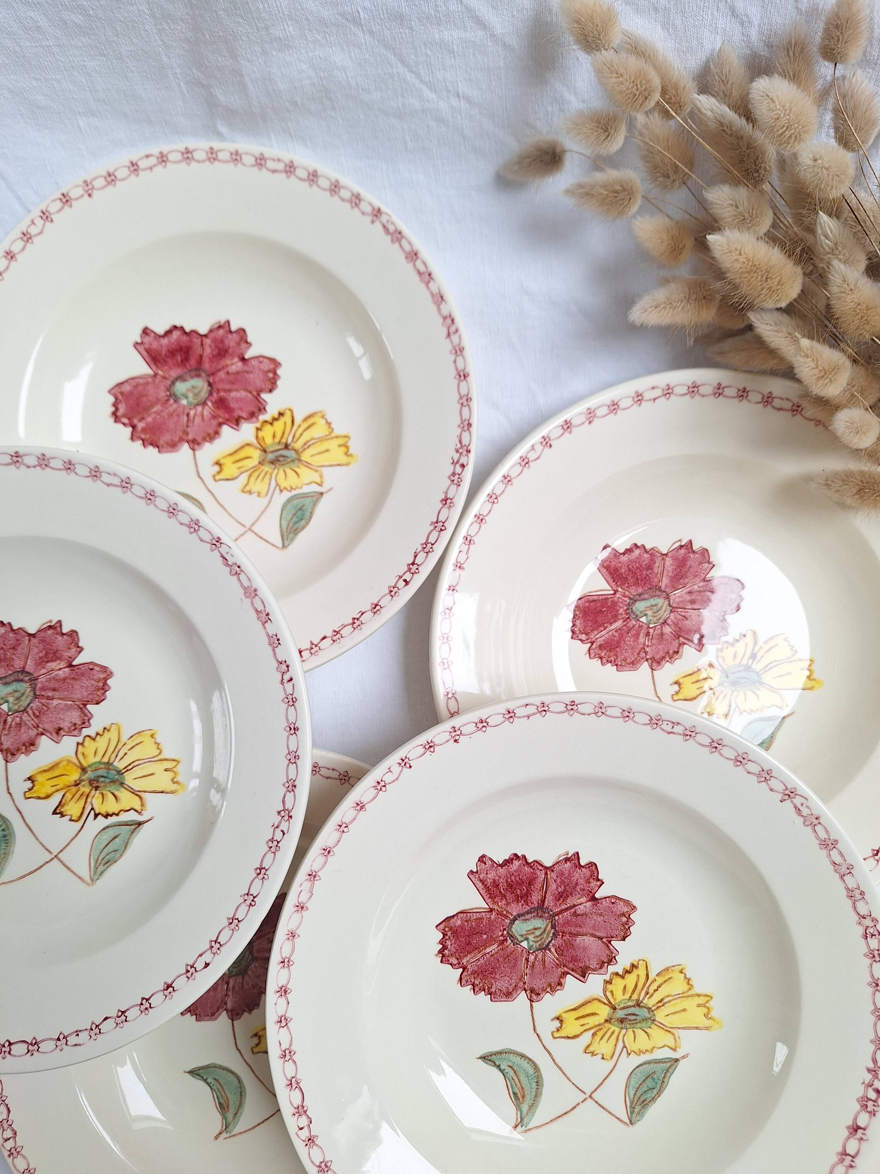 Vintage ADP soup plates