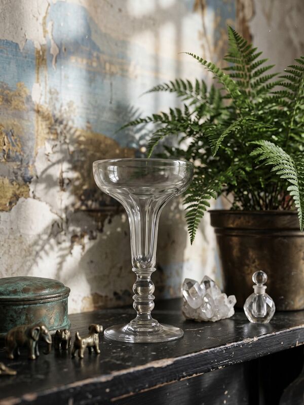 Coupe à champagne, champenoise ancienne attribuée à Baccarat, Napoleon III
