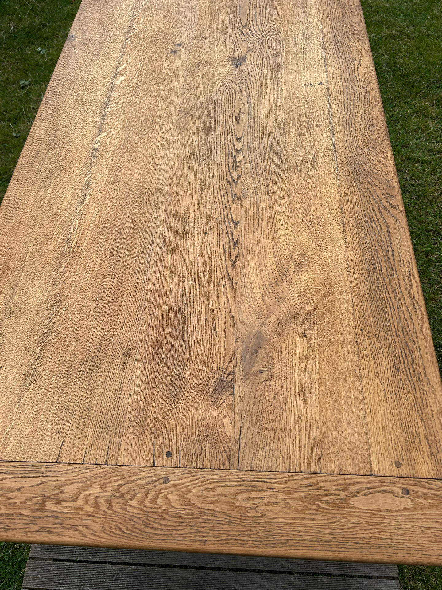 Table de ferme en chêne massif vintage