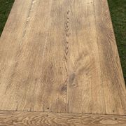 Vintage solid oak farmhouse table