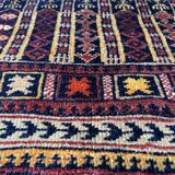 Vintage afghan belouch  rug ,feiner handgeknüpfter orientteppich afghan belutsch teppich, 140 x 86cm