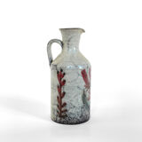 Ceramic pitcher by Gustave Reynaud, Atelier le Mûrier, Vallauris, circa 1960