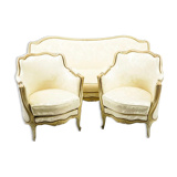 Salon Louis XV sofa and two armchairs