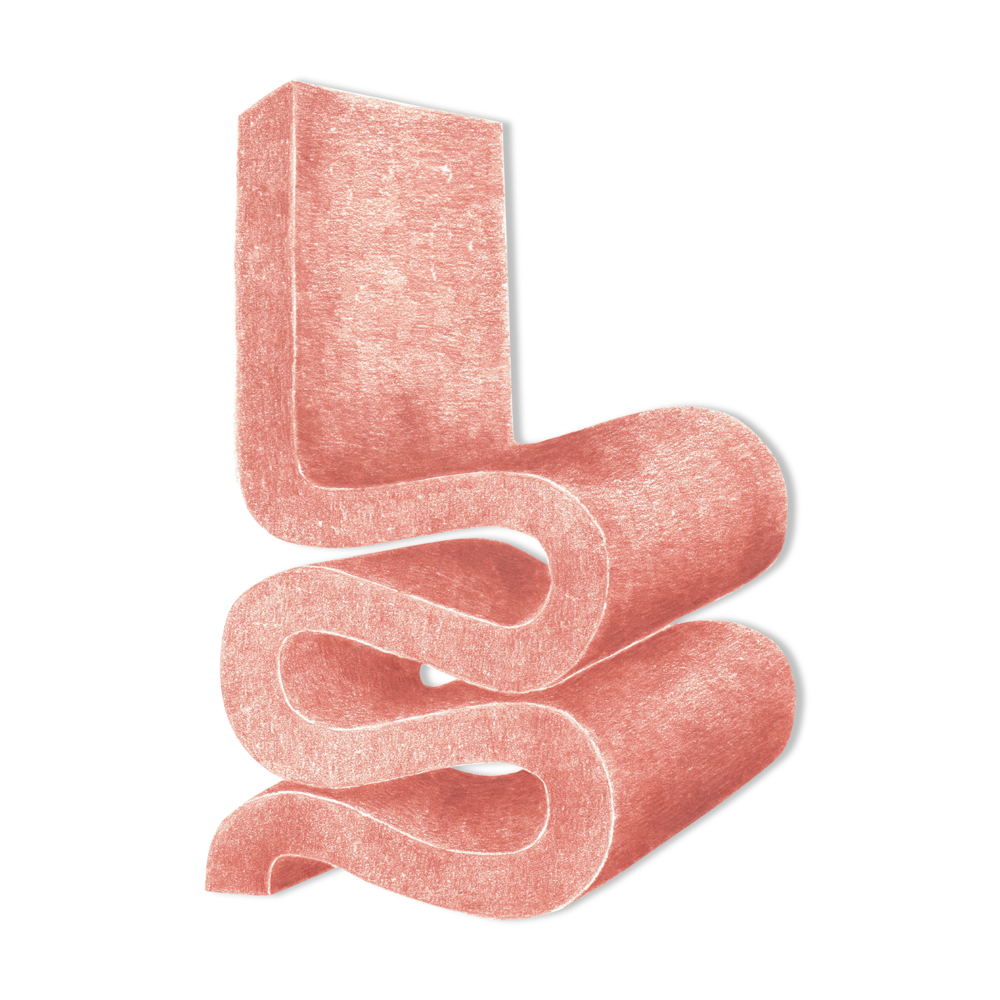 Illustration "wiggle side chair"