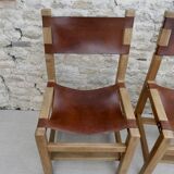 Pair of leather chairs from Regain
