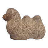 Stone sculpture of a camel by Islay Grimes