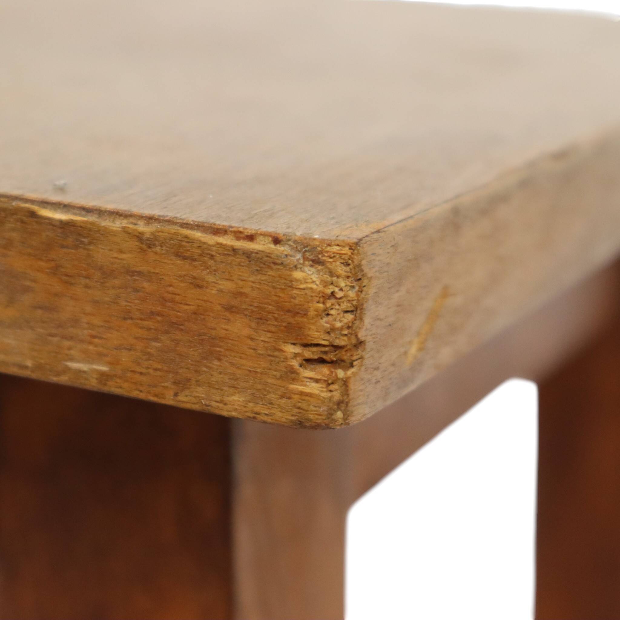 Charming Old Wooden Stool from Southern France – Rustic 1950s Style