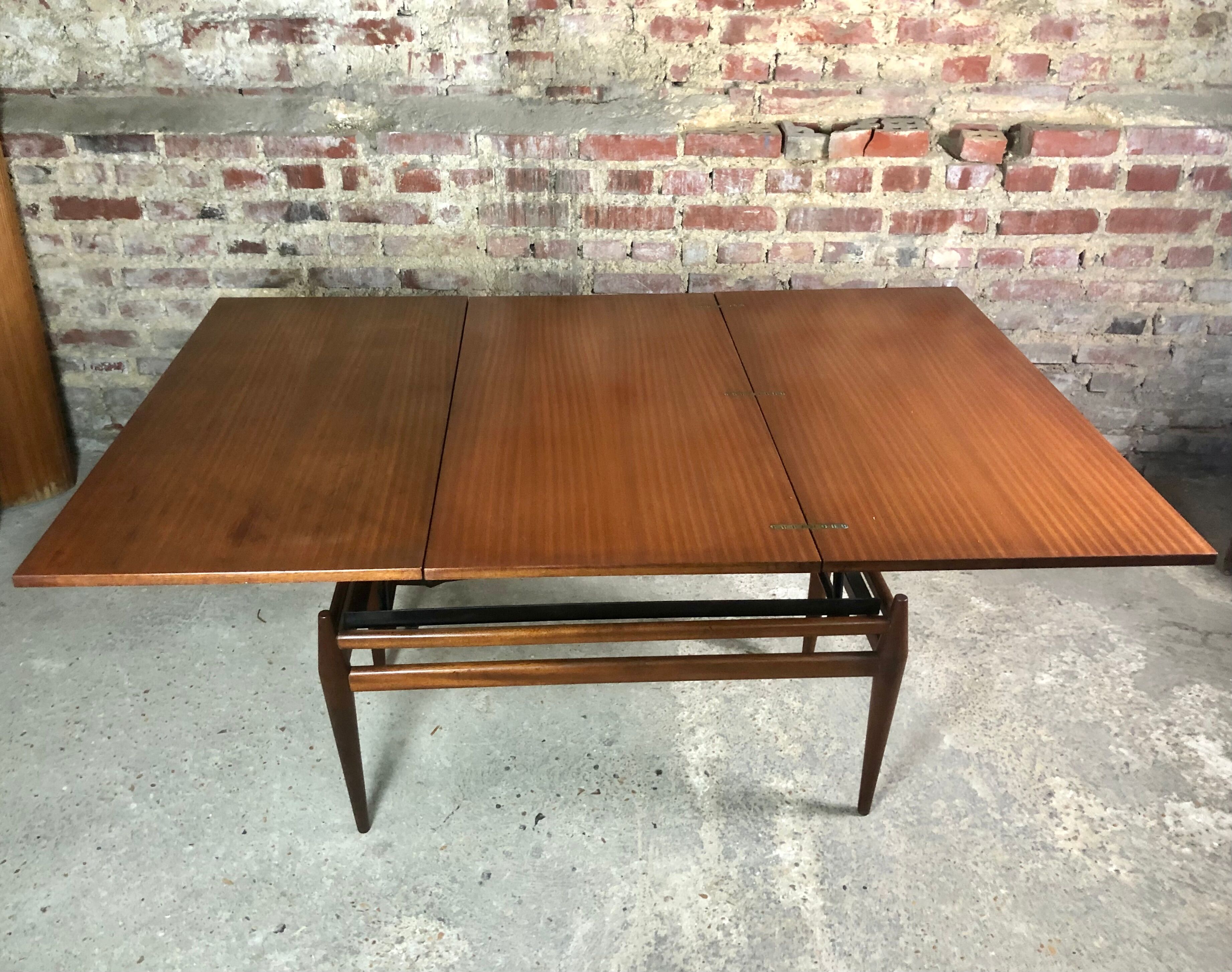 Scandinavian high modular coffee table 1960