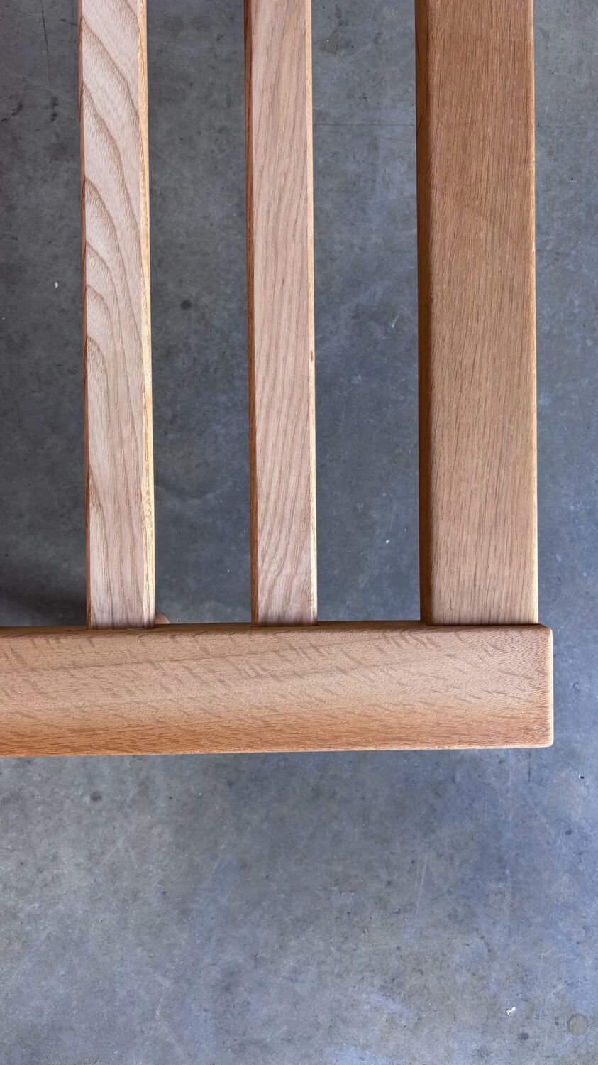 Lit de repos danois vintage en chêne