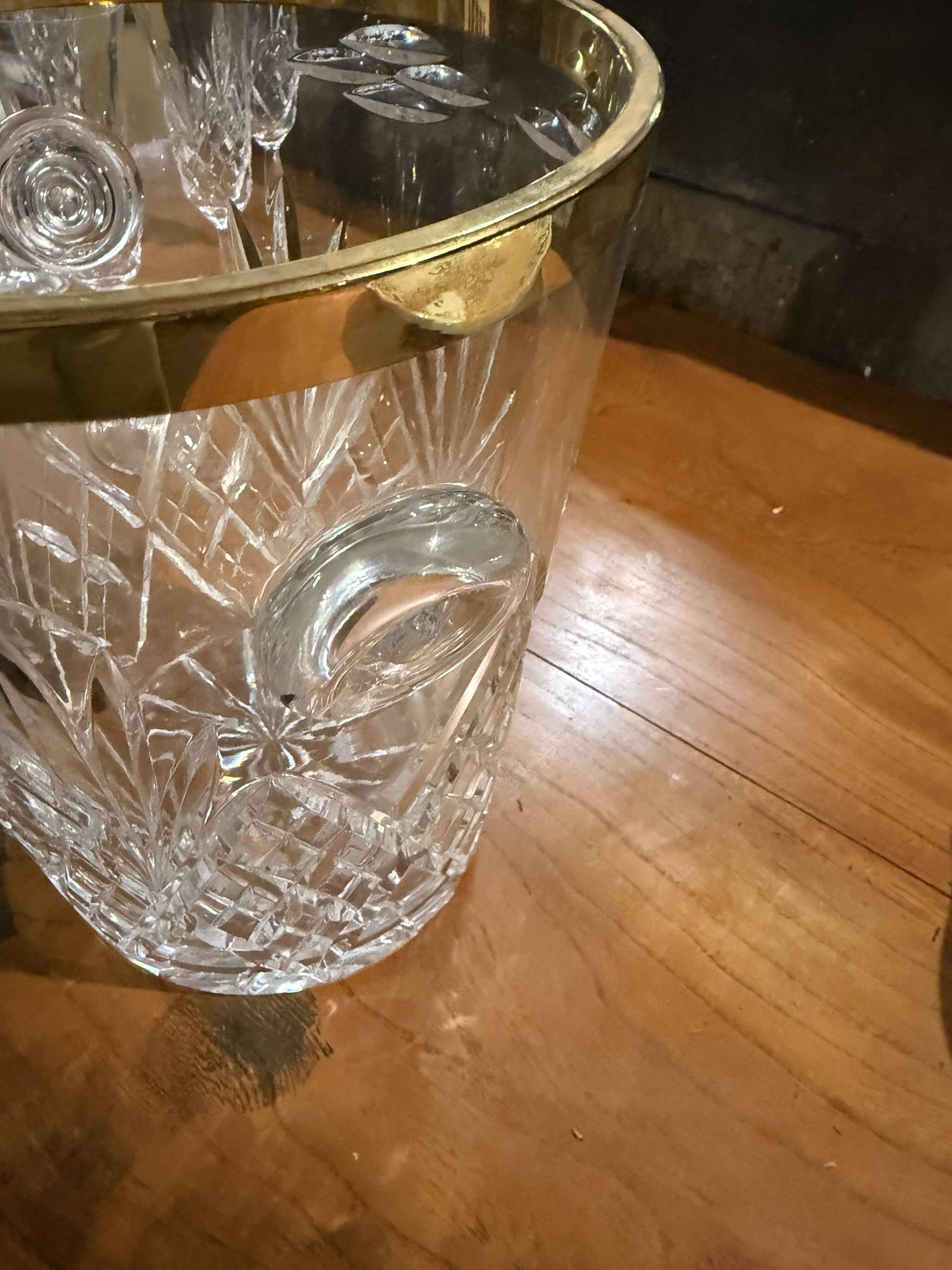 Etzel Crystal Ice Bucket