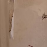 Serving dish, floral decoration, flutes, juice reservoir, English porcelain, Minton