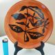Enamelled ceramic plate signed Jean Lurçat, Sant Vicens, 50s