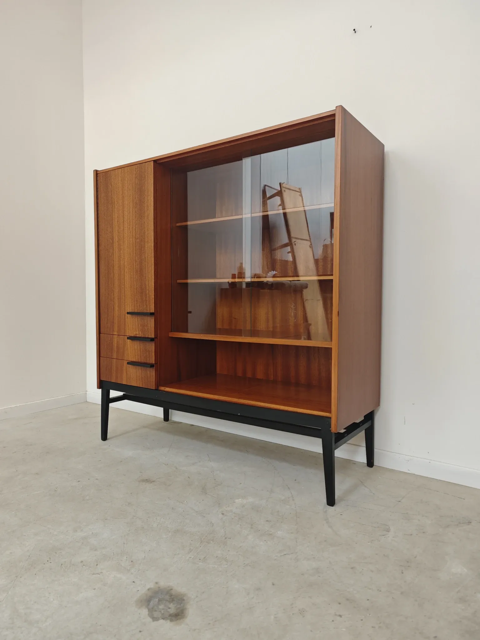 Wooden sideboard by Frantisek Mezulanik for Up Zavody 60